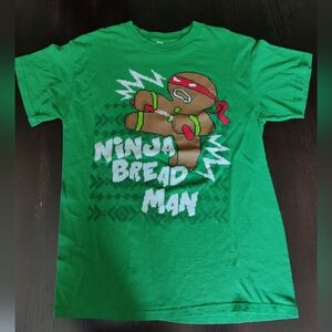 Alstyle Green Ninja Bread Man T-Shirt